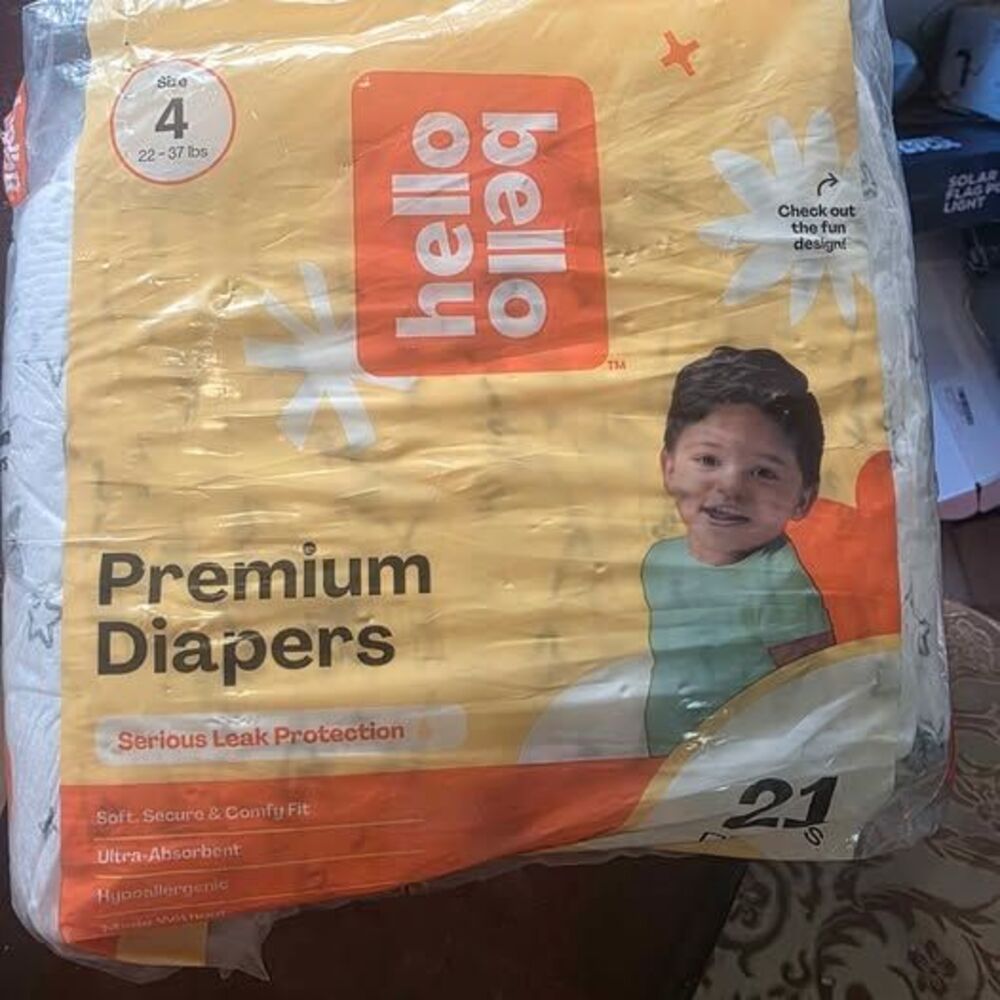 Hello Bello Premium Diapers Size 4, 21 Count